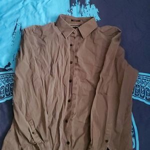 Express Men's dark gray button down